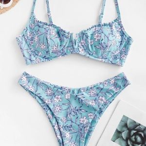 Zaful floral bikini